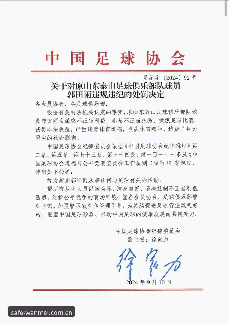 足协公布第三批禁足名单最新动态：17人终身禁足，48人受罚，足球反腐风暴持续升级